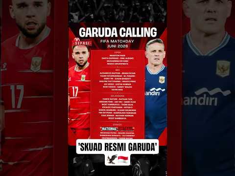 SKUAD TIMNAS RILIS!🔥 Skuad Garuda Terbaru Bikin DEBAT PANAS?! Ada Nama Besar Tak Dipanggil 😱⚽🇮🇩