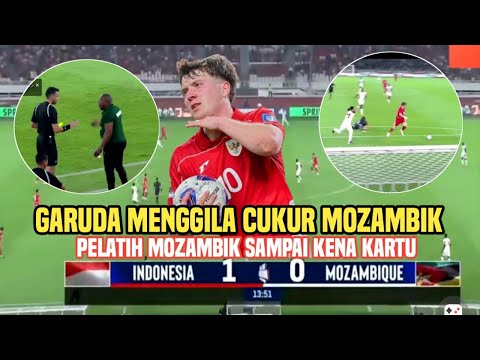 Garuda Menggila, Hasil pertandingan Timnas Indonesia vs Mozambik, FIFA match day Juni 2026