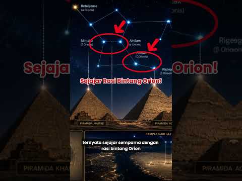 Misteri Terbesar Giza: Kenapa Piramida Sejajar Bintang Orion? 📐✨