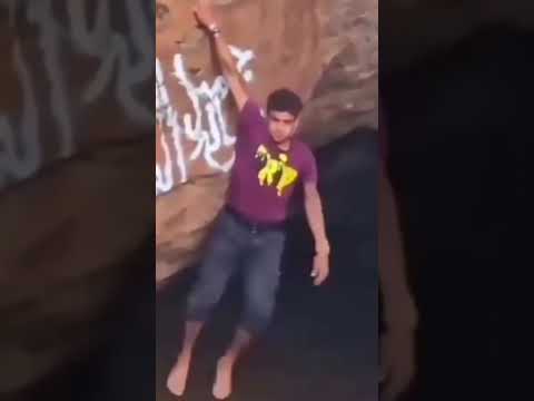 Pendaki Ekstrem Asal Yaman “Spiderman Yaman” Terjatuh Ke Kawah Gunung Berapi #reels