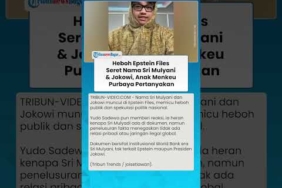 HEBOH EPSTEIN Files Seret Nama Sri Mulyani & Jokowi, Anak Menkeu Purbaya Pertanyakan