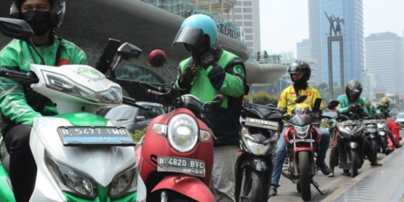 Pramono Panggil Aplikator Bahas Penataan Parkir Ojol di Jakarta