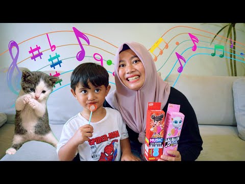AZAM MAKAN PERMEN LOLIPOP MUSIK 🥳 NYANYI LAGU KICAU MANIA
