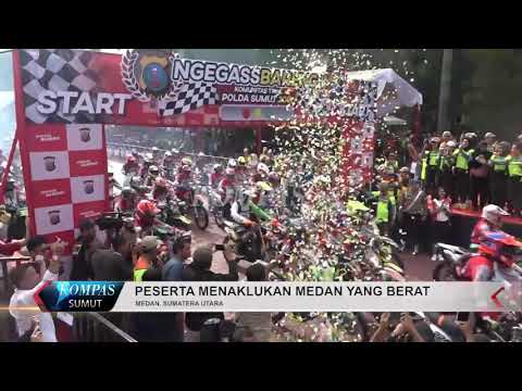 Liputan Kompas TV : 2000 Peserta Komunitas Trail Ikuti Ajang Ngegass Bareng Polda Sumut 2019