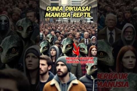 4% orang amerika percaya manusia reptil itu ada 😱 #teorikonspirasi #misteridunia #shorts