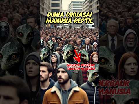 4% orang amerika percaya manusia reptil itu ada 😱 #teorikonspirasi #misteridunia #shorts