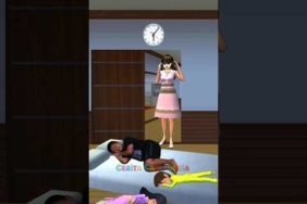 Ketahuan joget kicau kicau mania #sakuraschoolsimulator #shorts