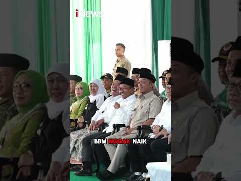 Canda Prabowo Bahlil Dapat Sorakan Meriah: Apa karena Harga BBM Tak Naik? #shorts
