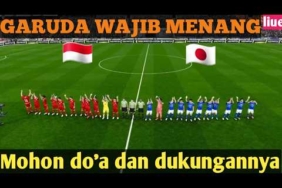 TIMNAS  VS JEPANG MALAM INI ! mohon do’a dan dukungannya semoga GARUDA berjaya,BRAVO TIMNAS GARUDAKU