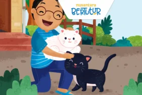nusantara-bertutur,-kucing-putih-dan-hitam