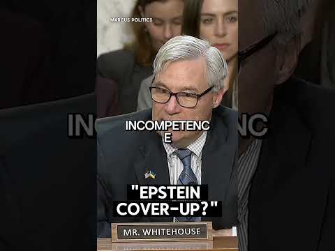 He Accused DOJ of an Epstein Cover-Up