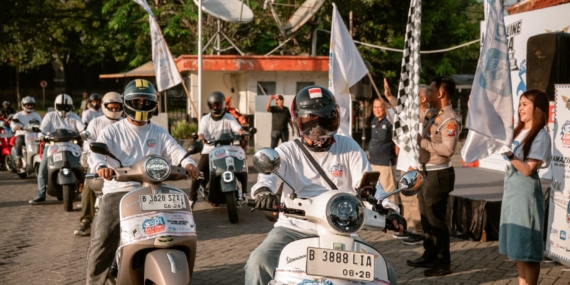 Gandeng Komunitas Vespa Kampanyekan Patuh Pajak Kendaraan
