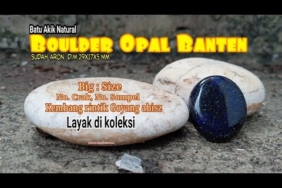 Batu Akik Natural Boulder Opal Banten.|#batuboulderopalbanten|#boulderopal |#perkobakin