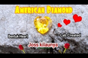 Batu permata American Diamond ” Heart” Lab Created. |#americandiamond |#labcreated |#batupermata