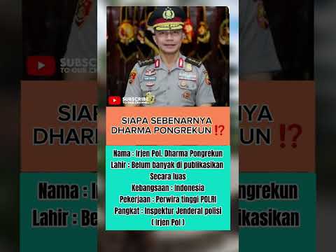 Siapa sebenarnya DHARMA PONGREKUN ⁉️ #shorts #foryou #dharmapongrekun #vidioviral #trending #viral