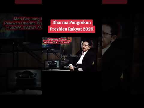 Dharma Pongrekun Presiden Rakyat 2029🔥
