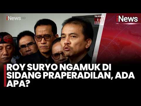 [FULL] Ngamuk di Sidang Praperadilan, Roy Suryo Merasa Ada ‘Termul’ Muncul | iNews Pagi 30/6