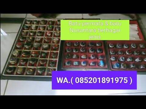 Banyak batu permata menarik dagangan bp.Endar Semarang.WA( 085201891975 ).