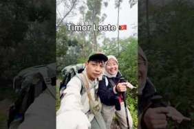 GUNUNG DI TIMOR LESTE ADA PATUNG, LAMPU, GEREJA? KOK BISA?! 🔥 #mendaki #gunung