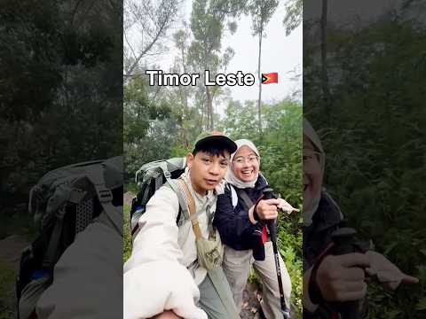 GUNUNG DI TIMOR LESTE ADA PATUNG, LAMPU, GEREJA? KOK BISA?! 🔥 #mendaki #gunung