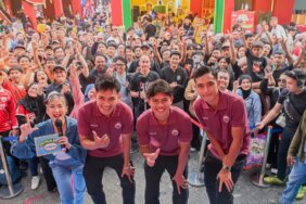kumpul-di-jakarta-fair,-trio-persija-kompak-bidik-gelar-juara-super-league-bareng-shin-tae-yong