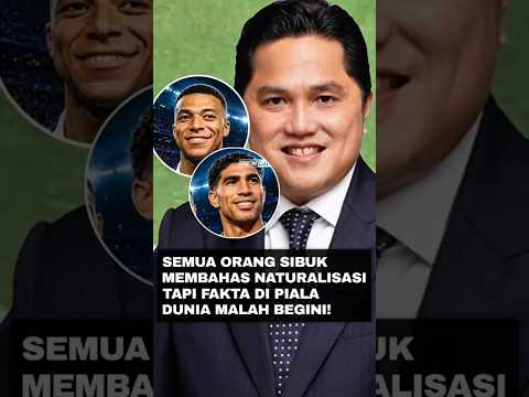 ERICK THOHIR TERNYATA BENAR! PIALA DUNIA 2026 DIPENUHI PEMAIN DIASPORA! #beritabola