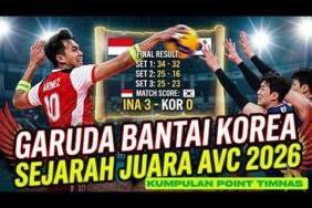 GARUDA HANTAM KOREA! Kumpulan Point TIMNAS VOLY PUTRA INDONESIA di Grand Final AVC 2026