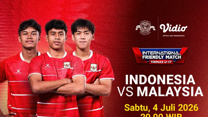 perombakan-menuju-kompetisi-resmi:-indonesia-u-17-vs-malaysia-u-17-saksikan-di-vidio
