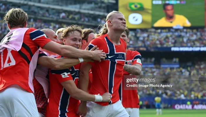 brasil-1-2-norwegia:-erling-haaland-antar-the-vikings-cetak-sejarah