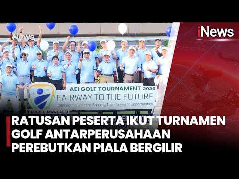 Ratusan Peserta Ikut Turnamen Golf Antarperusahaan Perebutkan Piala Bergilir | iNews Pagi 13/7