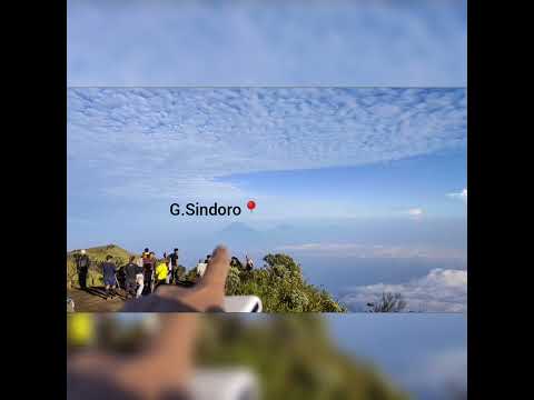 Puncak gunung yang terlihat dari merbabu🔥 #merbabu #lawu #sindoro #sumbing #prau #merapi #andong