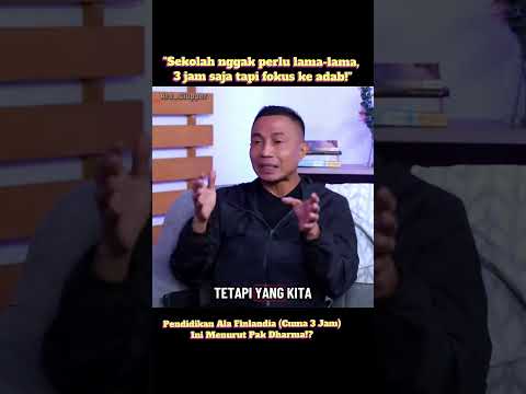 Pendidikan Ala Finlandia (Cuma 3 Jam). #dharmapongrekun #pendidikan