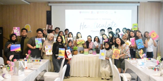 Di Acara Hearticulate, Mahasiswa LSPR Buat Ruang Aman Berekspresi bagi Anak Muda lewat Seni