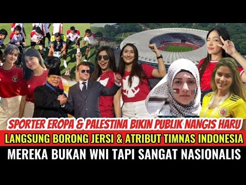 🔴 GARUDA MENDUNIA! Fans Eropa & Palestina Bangga Pakai Jersi Timnas indonesia di FIFA Series 2026