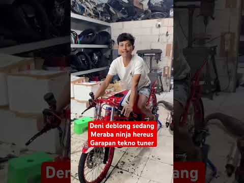 Deni de long sedang Meraba ninja hereus Garapan tekno tuner #dragrace  #balap201m  #drag #dragbike