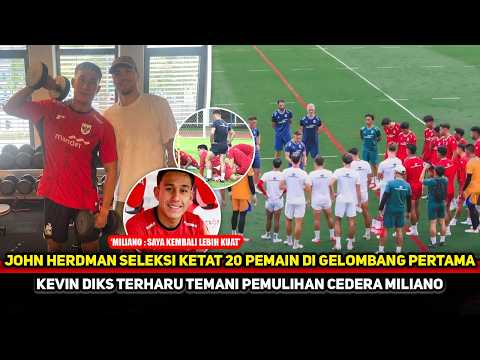 SELEKSI KELAS EROPA DIJALANKAN! 20 Pemain antusias lahab menu latihan John Herdman~Miliano kembali