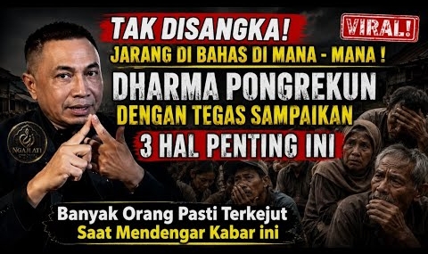 DHARMA PONGREKUN!! Tegas Sampaikan 3 Hal Penting Ini Banyak Orang Pasti Terkejut Mendengar ini Semua