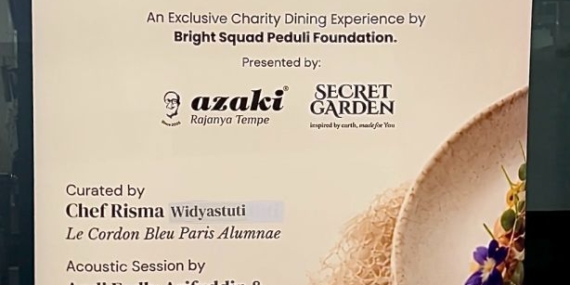 ‘THE SENSORIAL TABLE CHARITY ATELIER’ by Bright Squad Peduli