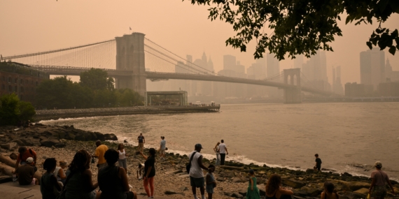 Seperti Apa Kota Dari Chicago hingga Washington, DC Di Bawah Selimut Asap Kebakaran Hutan