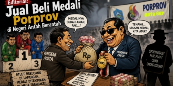 Editorial: Jual Beli Medali Porprov di Negeri Antah Berantah
