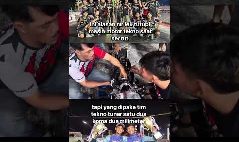 Ini alasan MR lek tutup mesin tekno #teknotunerhs  #dragbike b#dragrace  #balapmotor