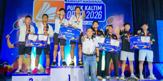 Pupuk Kaltim dukung regenerasi atlet bulu tangkis lewat Sirnas C Open
