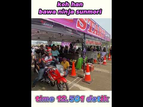 Koh HAN ĵokiin ninja sunmori TEKNO TUNER HS✅️BODISA event dragbike cicangkal 2023🏁 #teknotunerhs