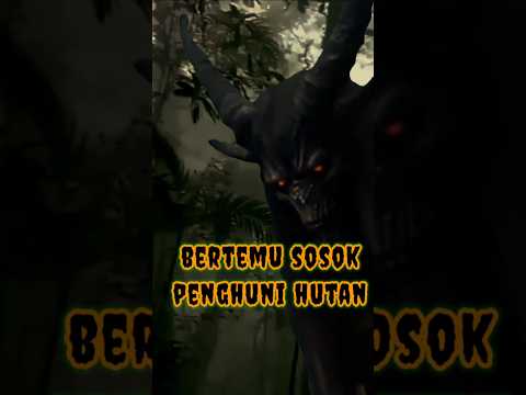 VIRAL! Kamera Pendaki Merekam Sosok Penghuni Hutan Gunung! 😱🌲 #shorts #pendaki