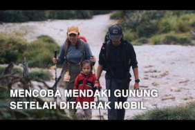 GUNUNG PAPANDAYAN – Mencoba Mendaki Gunung Setelah Ditabrak Mobil / part #1 Jawa Barat