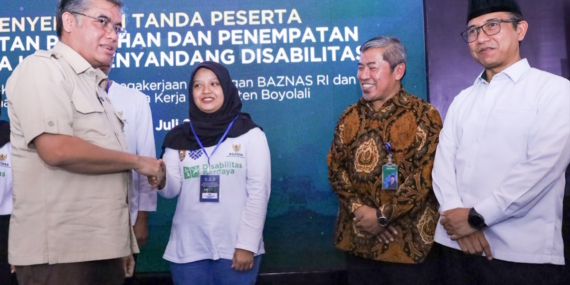 Baznas-Kemnaker Latih dan Beri Penempatan Kerja Penyandang Disabilitas