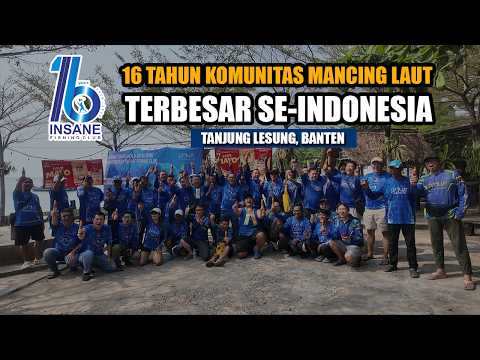 KESERUAN KOMUNITAS MANCING LAUT INSANE FC PADA ULANG TAHUN KE-16‼️
