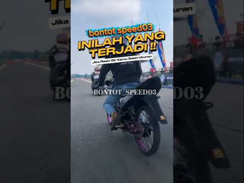 Inilah akibat salah pilih ukuran ratio gir