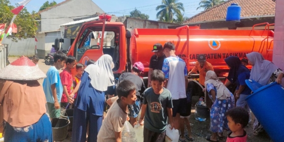Siaga Darurat, BPBD Tasikmalaya Pasok Air 341 Ribu kepada 6.905 KK  di 19 Kecamatan