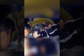 REAL DIALAMI PENDAKI INI, POCONG BERDIRI DI DEPAN TENDA😱#trending #shorts #horror #creepy #jin